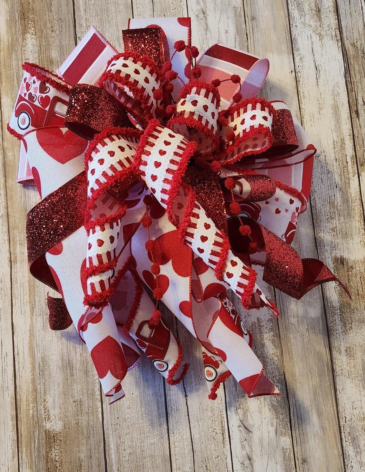 Bow - Valentine Truck Bow - RusticFarmhouseDecor