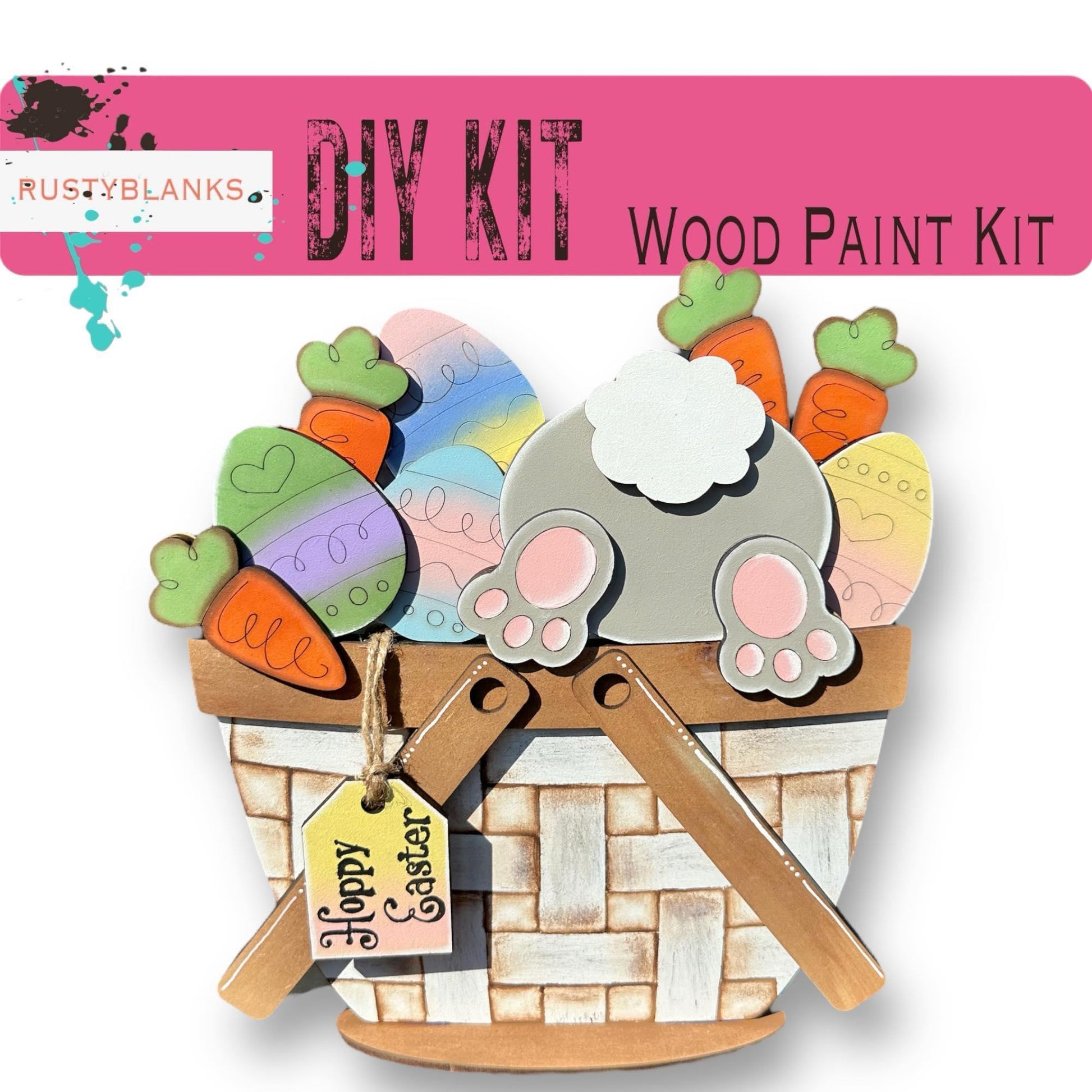 Bunny Butt Insert for the Interchangeable Flower Basket - RusticFarmhouseDecor