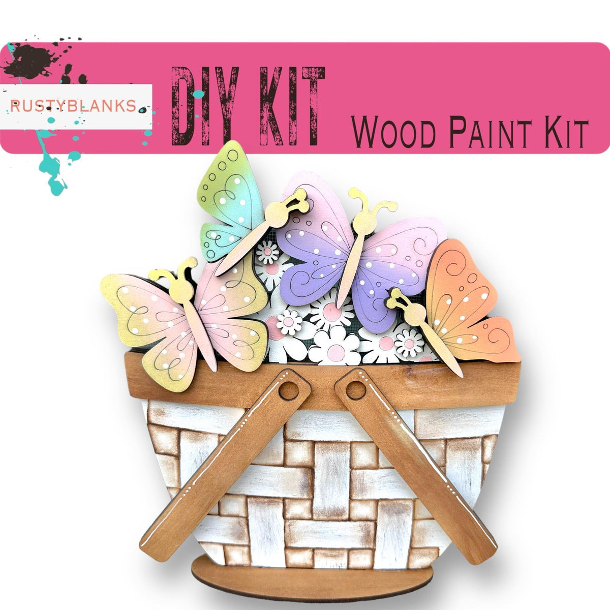 Butterfly Insert for the Interchangeable Flower Basket - RusticFarmhouseDecor