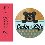 Cabin Life Door Hanger - RusticFarmhouseDecor