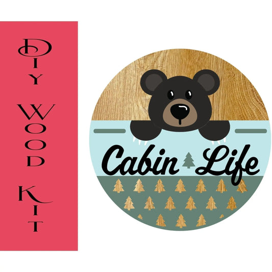 Cabin Life Door Hanger - RusticFarmhouseDecor