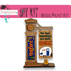 Camping Insert for Mini Interchangeable Posts - RusticFarmhouseDecor