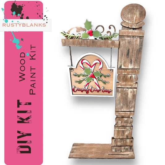 Christmas Candy Cane Lane Add Ons for our Large Interchangeable Fence or Post - RusticFarmhouseDecor