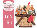 Christmas Cookie Insert for the Interchangeable Flower Basket - RusticFarmhouseDecor