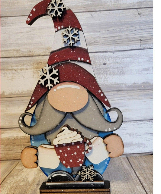 Christmas Hot Cocoa Gnome - RusticFarmhouseDecor