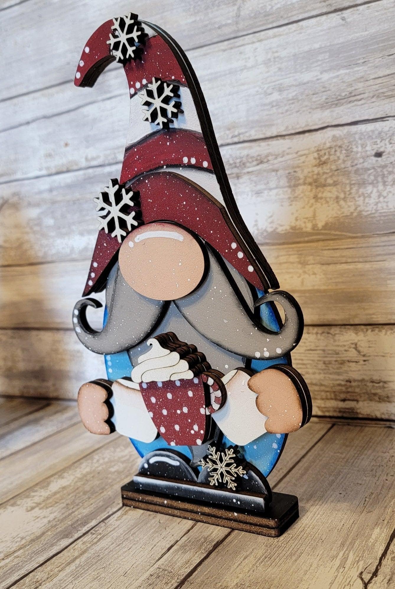 Christmas Hot Cocoa Gnome - RusticFarmhouseDecor