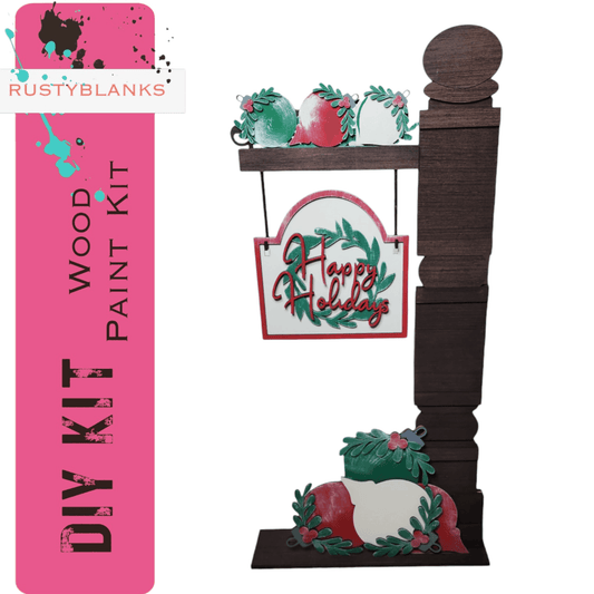 Christmas Ornament Add Ons for our Large Interchangeable Fence or Post - RusticFarmhouseDecor