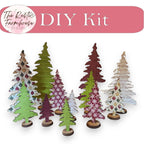 Christmas Pine Trees, DIY Christmas Decor, DIY Wood Blanks - RusticFarmhouseDecor