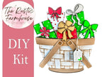 Christmas Presents Insert for the Interchangeable Flower Basket - RusticFarmhouseDecor