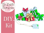 Christmas Presents Insert for the Interchangeable Flower Basket - RusticFarmhouseDecor