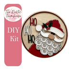Christmas Santa HO HO HO Door Hanger - RusticFarmhouseDecor