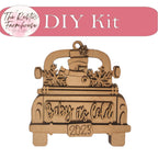 Christmas Truck Ornaments, Ten Differnt Designs, DIY Farmhouse Truck Ornament, Christmas Tree Ornaments DIY - RusticFarmhouseDecor