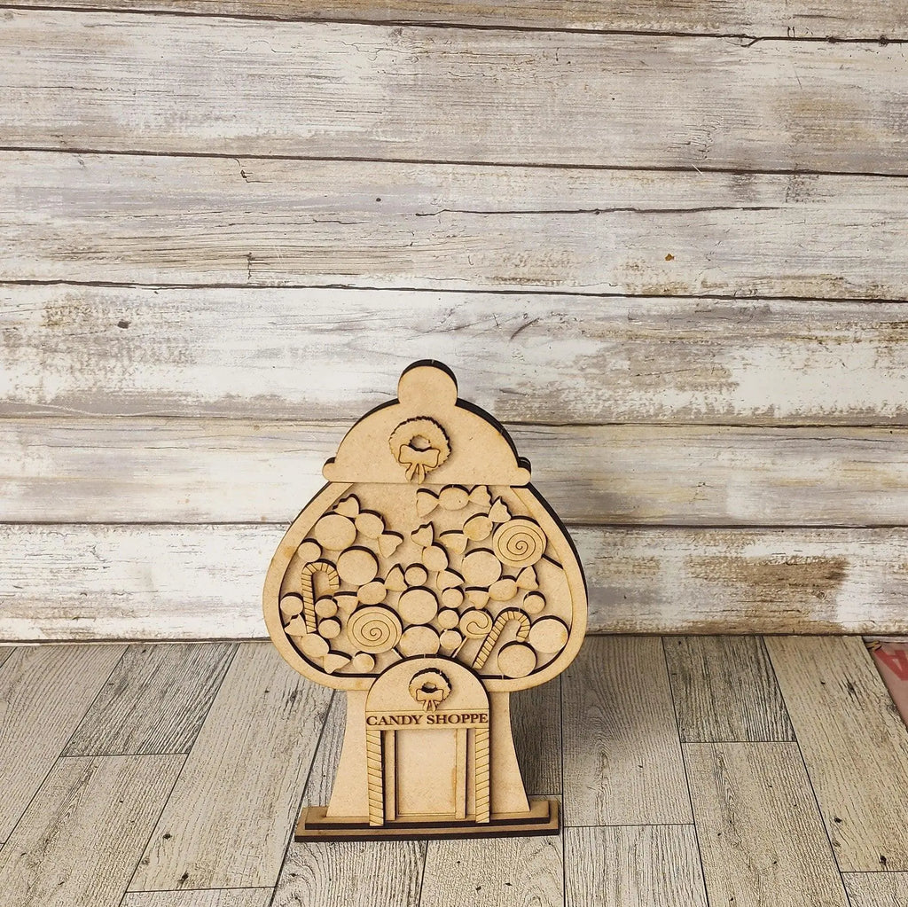 Christmas Village Candy Shoppe DIY - RusticFarmhouseDecor