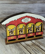 Christmas Village Reindeer Parking Barn DIY - RusticFarmhouseDecor