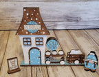 Christmas Village Snowball Factory DIY - RusticFarmhouseDecor