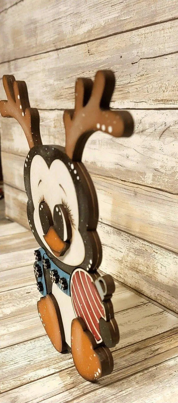 Chunky Penguin Tiered Tray SVG File - RusticFarmhouseDecor