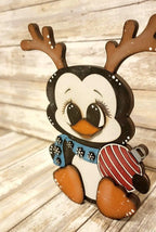 Chunky Penguin Tiered Tray SVG File - RusticFarmhouseDecor