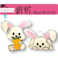 Chunky Sitting Easter Bunnies, DIY Craft Kit - RusticFarmhouseDecor