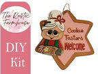 Cookie Tasters Weclcome Christmas Front Porch Door Hanger - RusticFarmhouseDecor