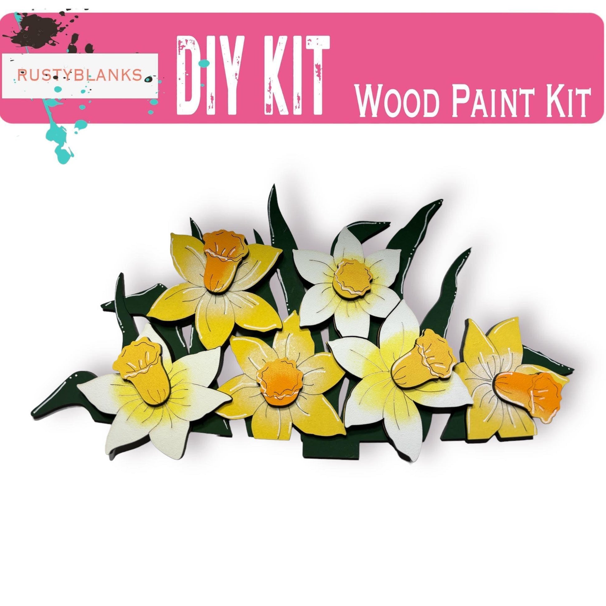 Daffodils Insert for the Interchangeable Flower Basket - RusticFarmhouseDecor