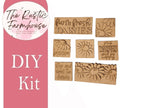 Daisies Mini Tiles Kit - RusticFarmhouseDecor