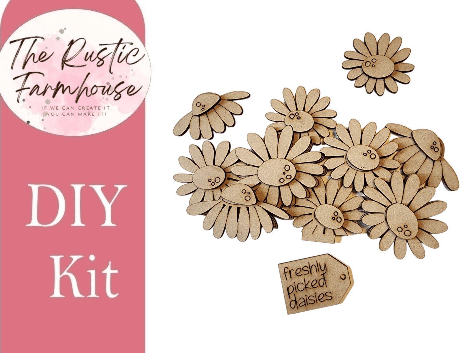 Daisy Insert for the Interchangeable Flower Basket - RusticFarmhouseDecor