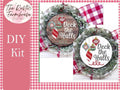 Deck the Halls Door Hanger - RusticFarmhouseDecor