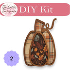 DIY Chunky Wood Autumn Pumpkins Shelf Sitters- 4 sizes - RusticFarmhouseDecor
