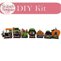 DIY Halloween Standing Train set Shelf Sitters DIY - RusticFarmhouseDecor