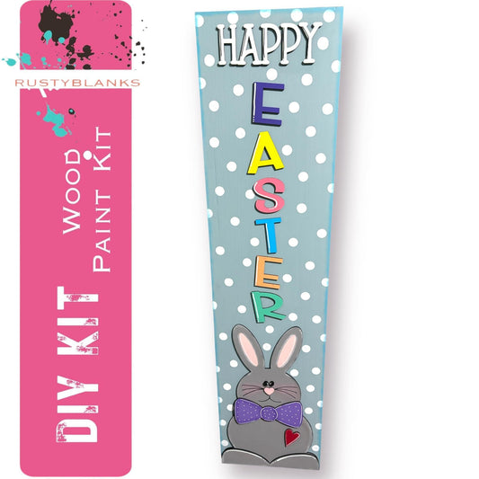 DIY Porch Leaner Happy Easter Bunny attachements only - RusticFarmhouseDecor