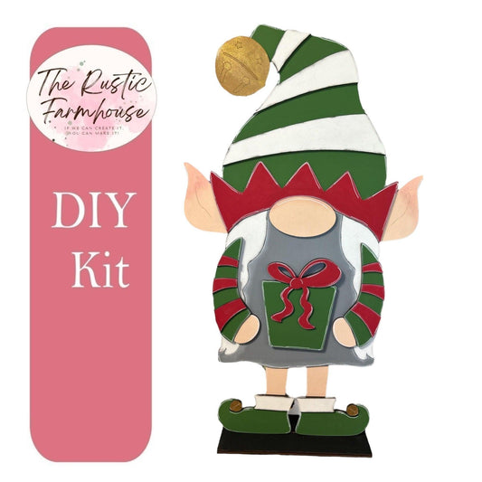 DIY Standing Interchangeable Christmas Elf Gnome Kit for our Boy or Girl Interchangeable Gnomes - RusticFarmhouseDecor