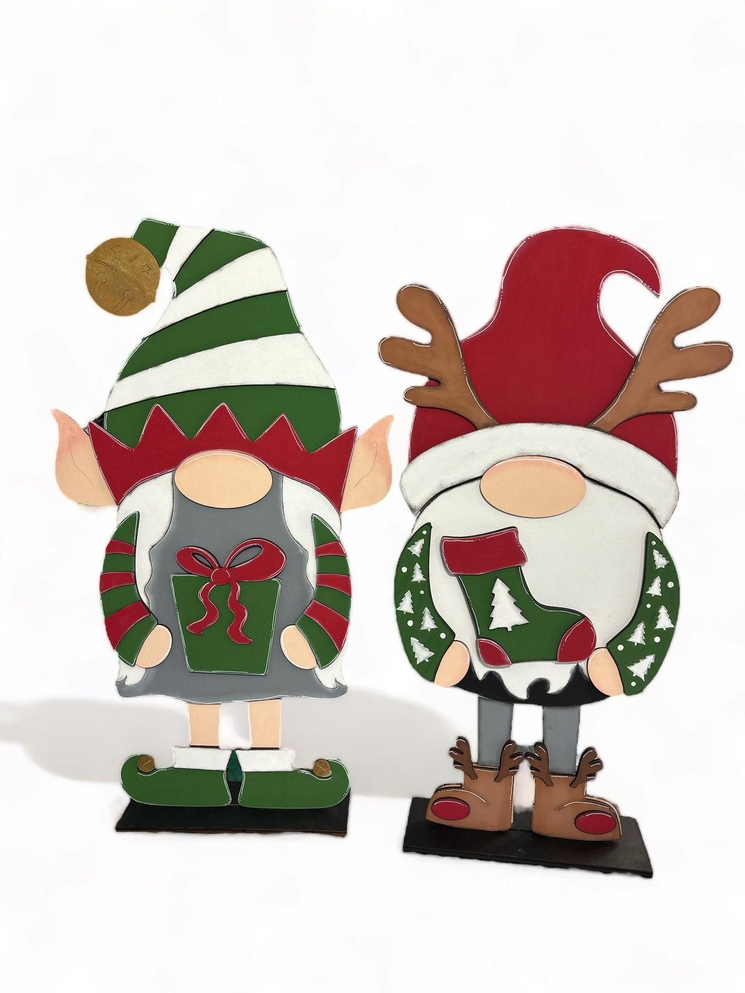 DIY Standing Interchangeable Christmas Reindeer Gnome Kit for our Boy or Girl Interchangeable Gnomes - RusticFarmhouseDecor