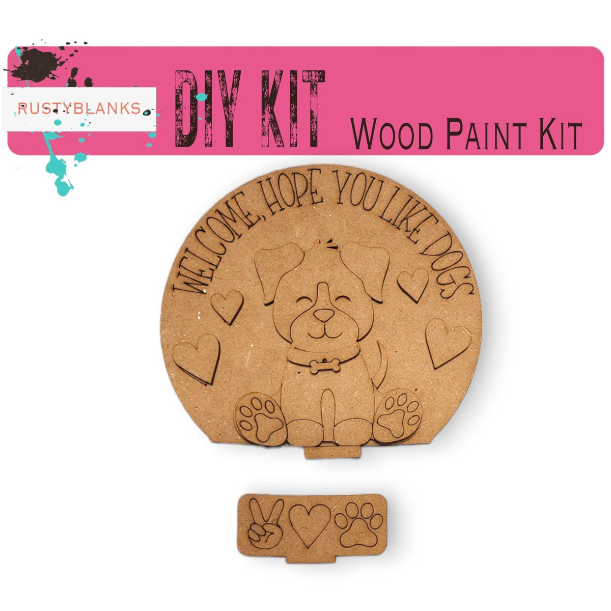 Dog Insert for Snow Globe DIY Interchangeable Decor, Gift for Her - RusticFarmhouseDecor