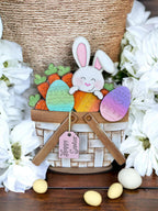 Easter Bunny Insert for the Interchangeable Flower Basket - RusticFarmhouseDecor