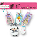 Easter Bunny Ornament and Gift Tag Bundle - RusticFarmhouseDecor