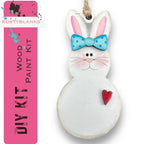 Easter Bunny Ornament and Gift Tag Bundle - RusticFarmhouseDecor