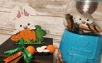 Easter Bunny with Carrot , filler and scoop for Gumball or Tiered Tray Set - DIY - RusticFarmhouseDecor