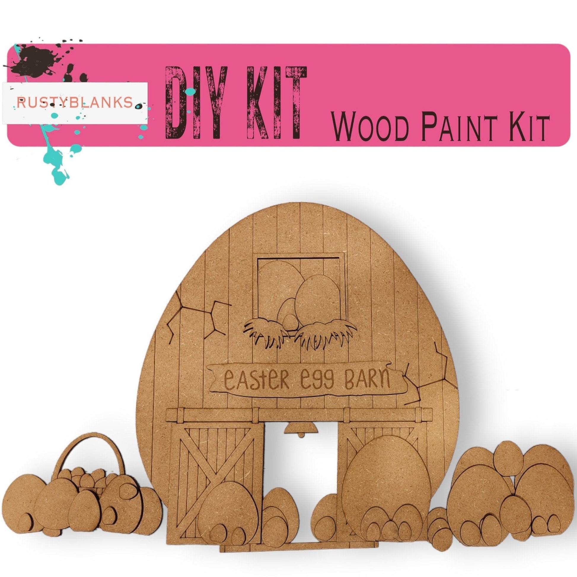 Easter Egg Barn Kit - RusticFarmhouseDecor