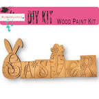 Easter Word Block Shelf Sitter , DIY Easter Decor - RusticFarmhouseDecor