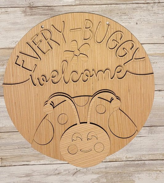Every Buggy Welcome Door Hanger - RusticFarmhouseDecor