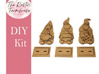 Fall Gnome Shelf Sitter, DIY Gnome kit, Tiered Tray Decor - RusticFarmhouseDecor