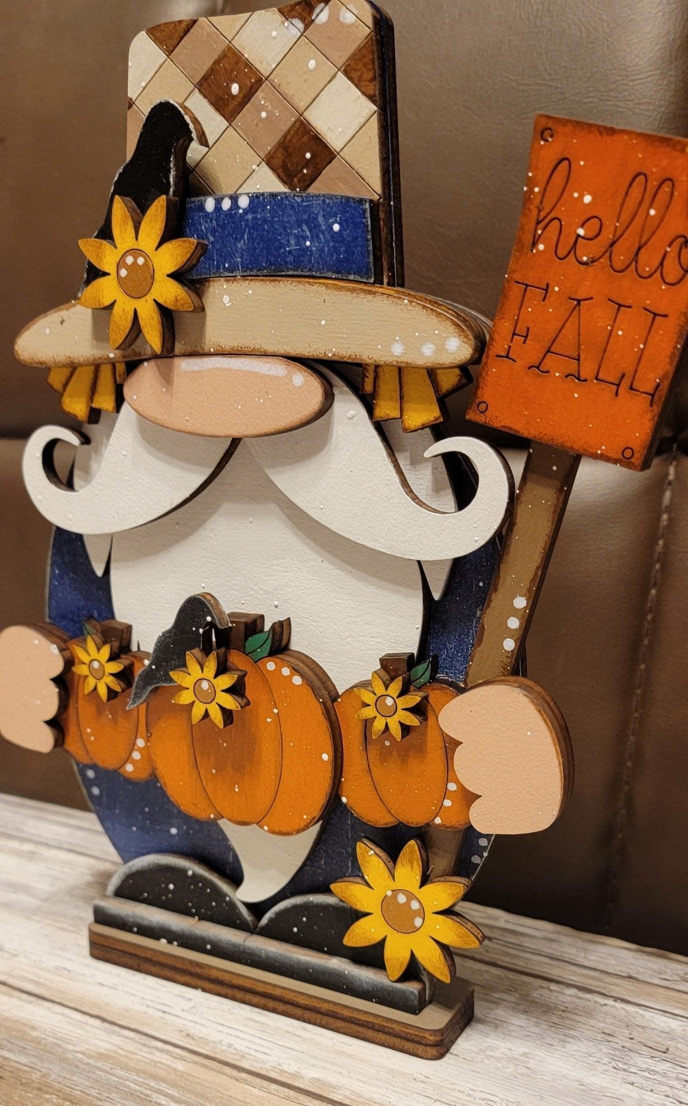 Fall Scarecrow Gnome - RusticFarmhouseDecor