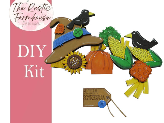 Fall Scarecrow Insert for the Interchangeable Flower Basket - RusticFarmhouseDecor
