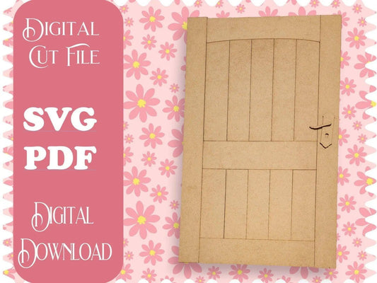 Faux Door Farmhouse SVG Digital Download for Glowforge or Laser, Farmhouse decor for laser, Glowforge svg, Door Home Decor - RusticFarmhouseDecor