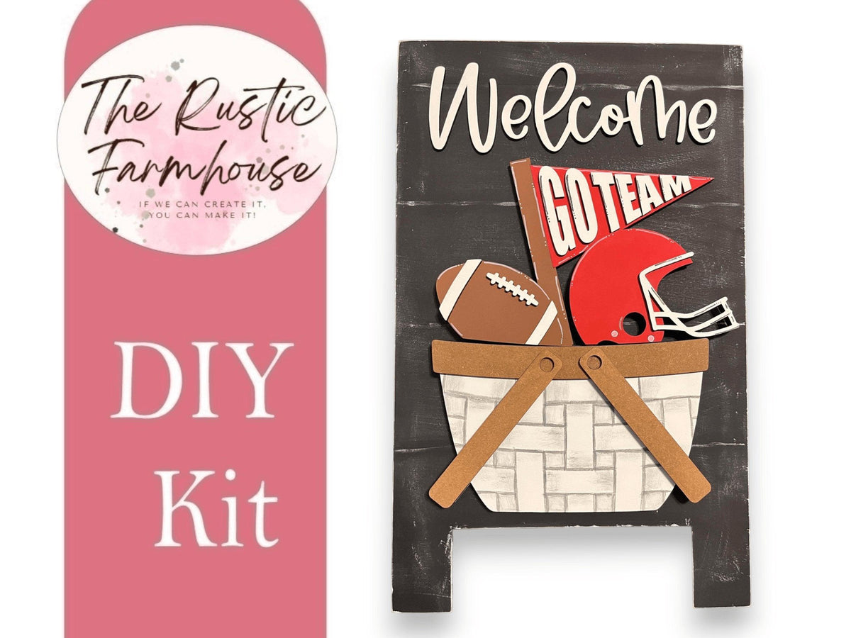 Football Insert for the Interchangeable Flower Basket - RusticFarmhouseDecor
