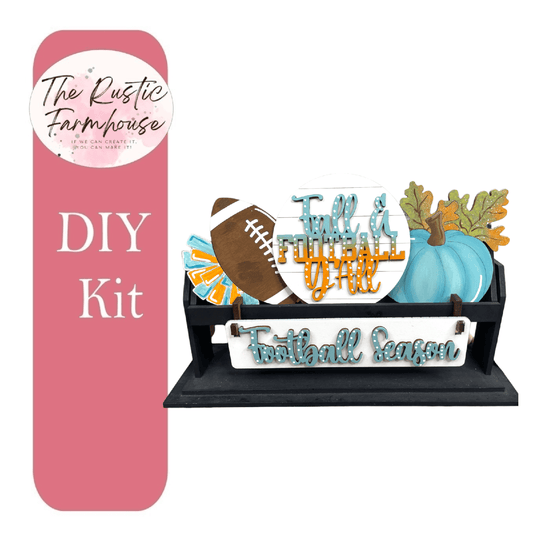Football Season Interchangeable for Wagon or Raised Shelf Sitter DIY Kit - RusticFarmhouseDecor