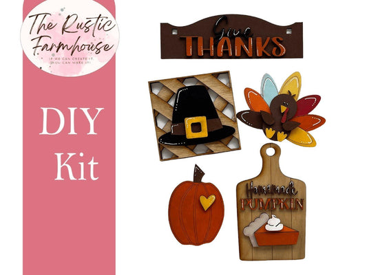 Give Thanks Interchangeable Inserts, Give Thanks DIY inserts, Tive Thanks Fall Insert for Window or House - RusticFarmhouseDecor