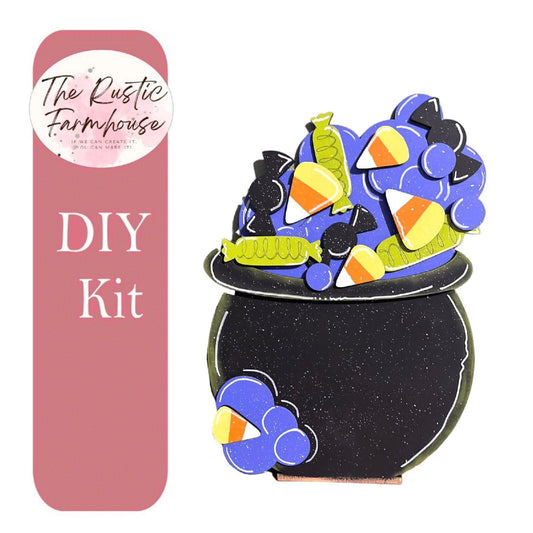 Halloween Cauldron for our Interchangeable Sign or Large Post - RusticFarmhouseDecor