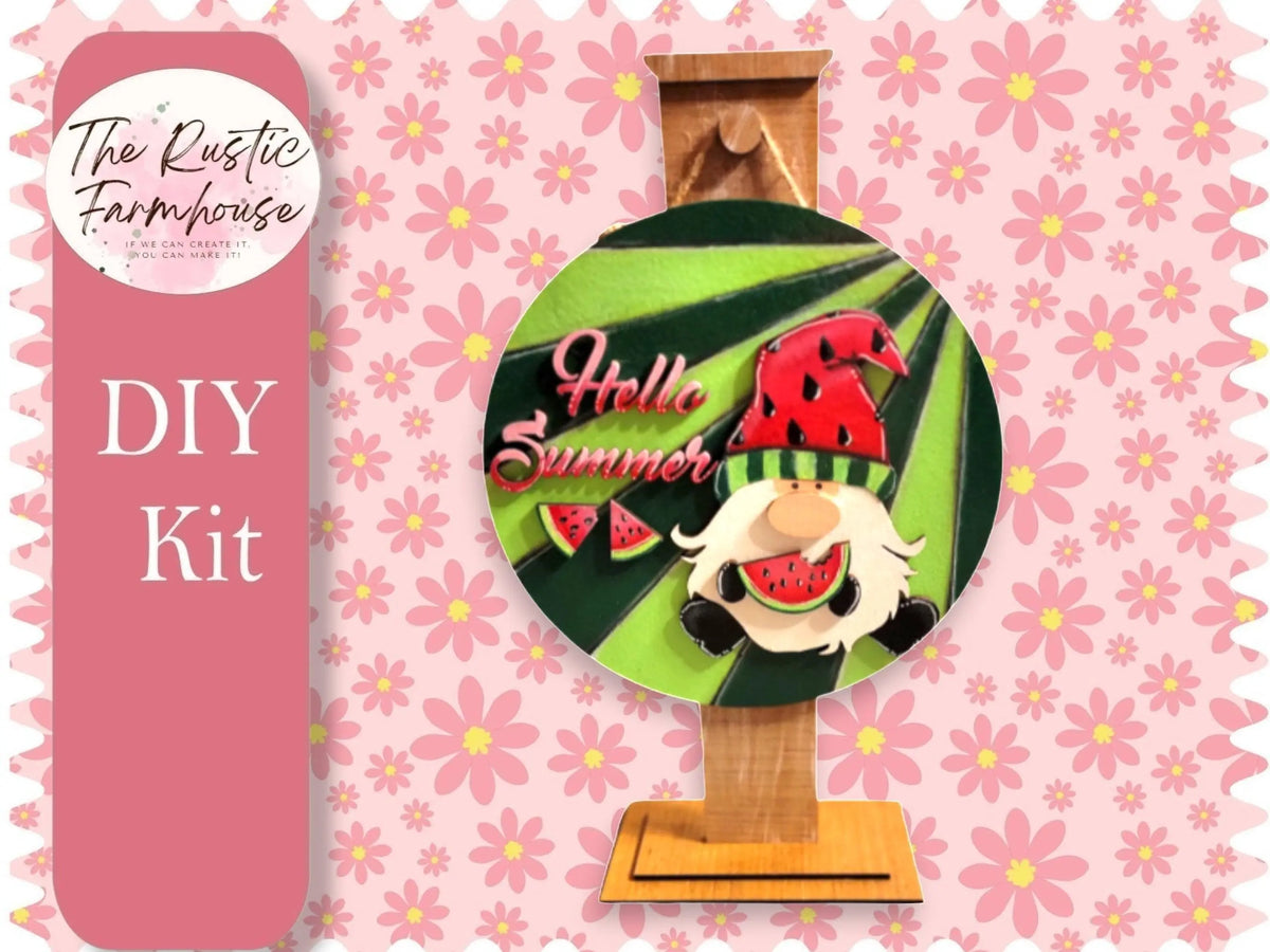 Hello Summer Door Hanger - RusticFarmhouseDecor