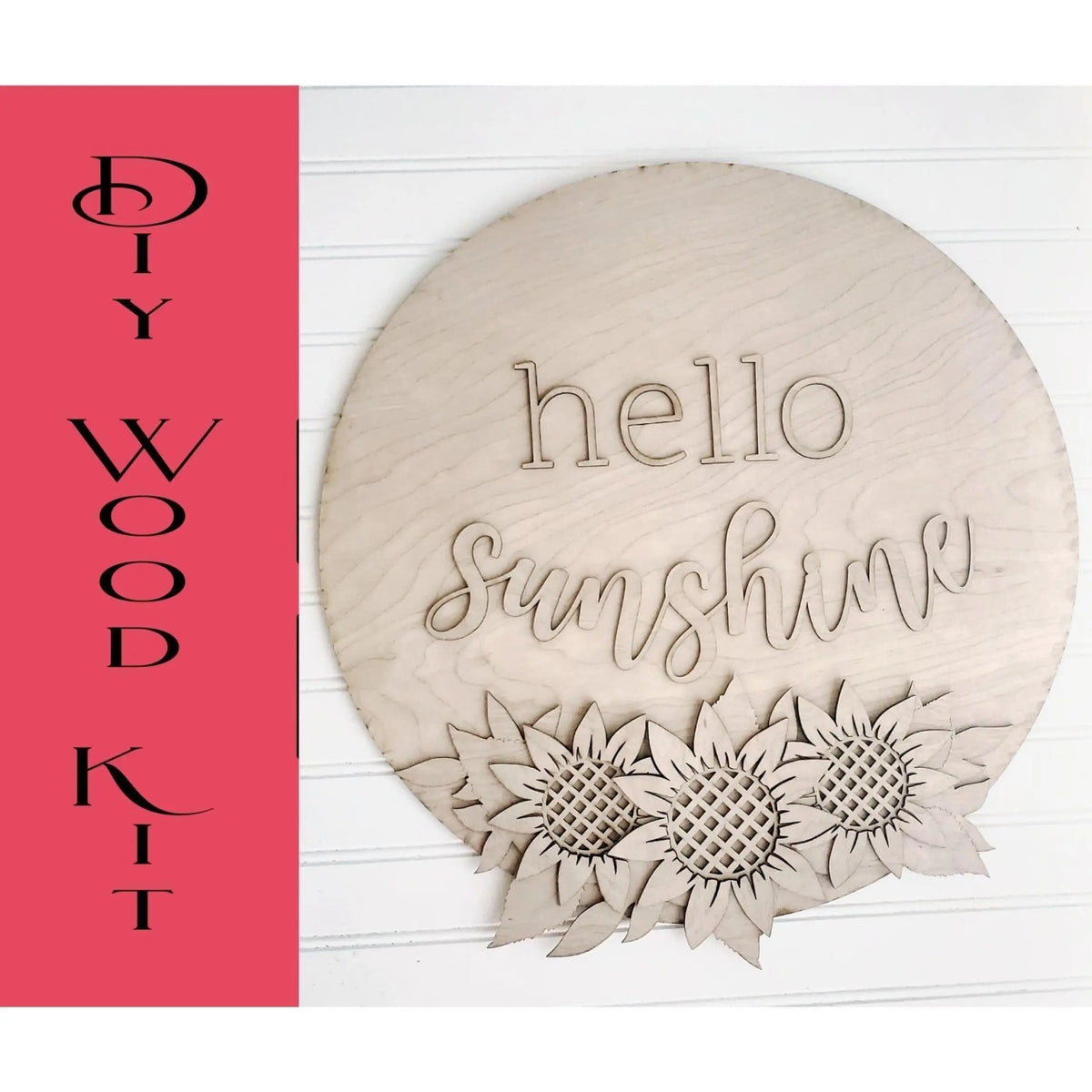 Hello Sunshine Door Hanger - RusticFarmhouseDecor